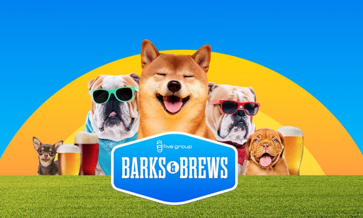 2024 Barks and Brews Sponsors Dog fundraisers