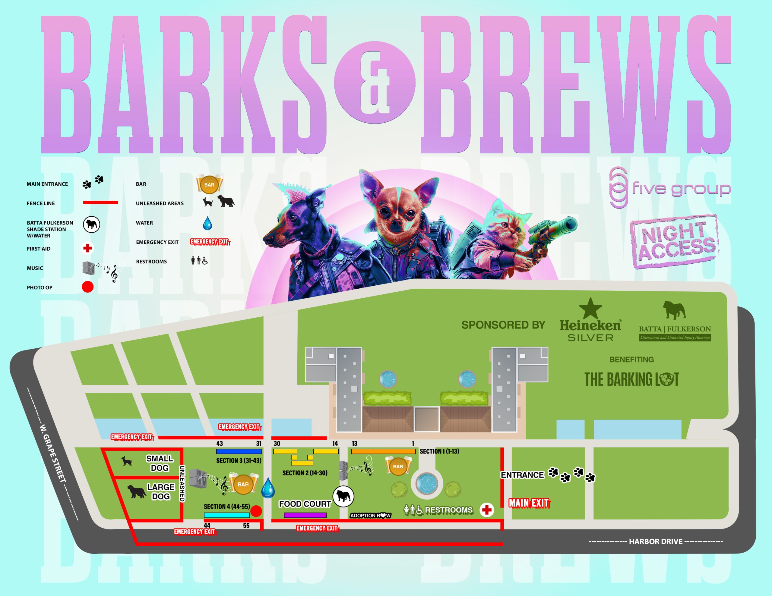 Map of Barks & Brews